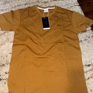 ZVX Men's T-Shirt Medium Brown Short Sleeve Basic Tee New With Tag